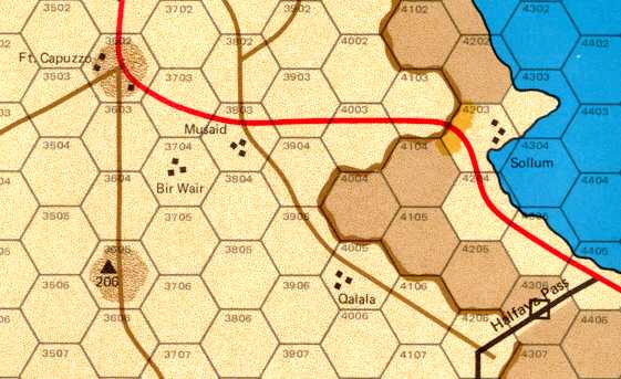 Operation Crusader Map